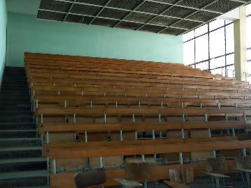 One of the class rooms of the Faculty of Electromechanics.